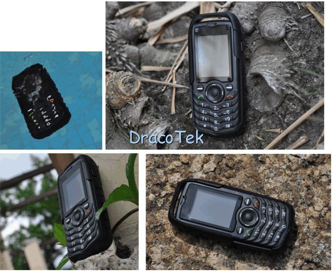 Fortis A88 Black   Rugged and robust IP67 grade waterproof dual SIM 