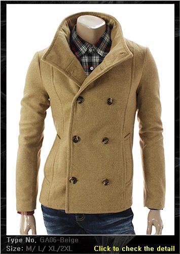 Doublju1 Mens Casual Best Coat Jacket Outer Collection  