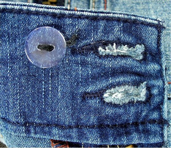    Womens Distressed Blue Denim Duchesse Jeans Mini Skirt Size 9