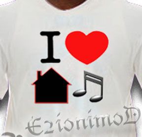 Love House Music Tee Shirt Dance Club gift garage tee  