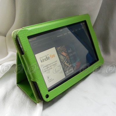 Multi Color PU Leather Folio Case Cover for  Kindle Fire 7 