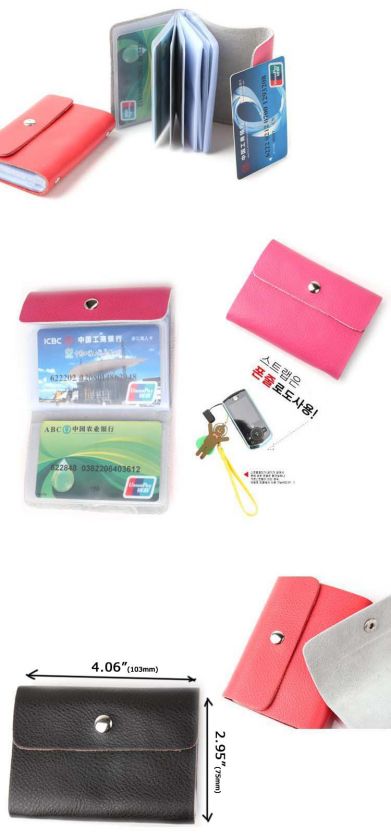 SUPERIOR LADIES MENS LEATHER CREDIT CARD HOLDER WALLET  