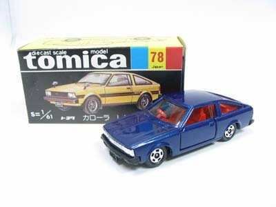 VINTAGE TOMICA 78 TOYOTA COROLLA LEVIN JAPAN RARE  