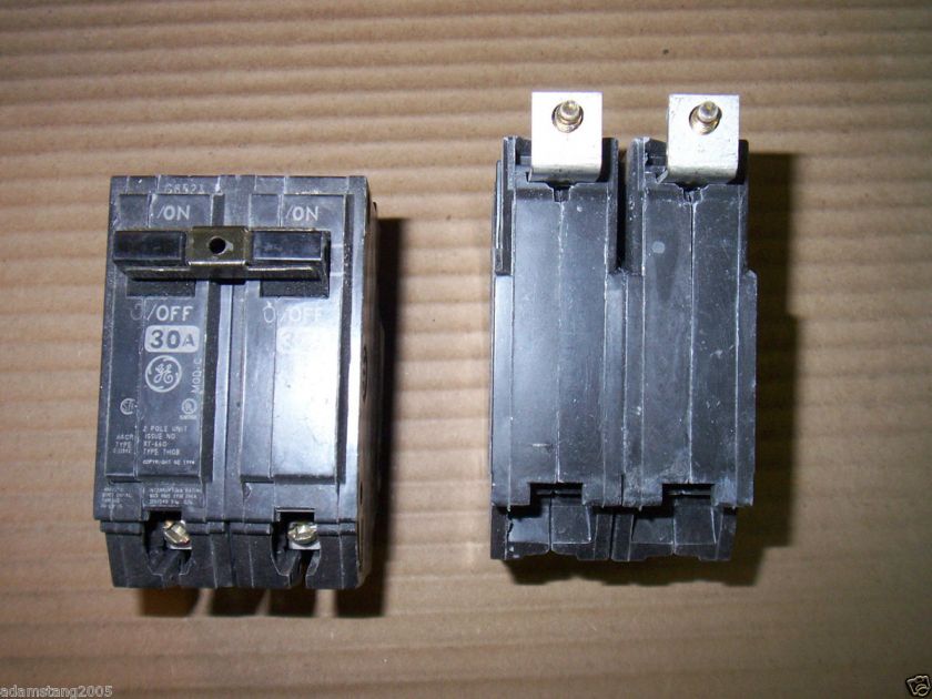 NEW GE 2 Pole 30 Amp THQB THQB2130 circuit breaker  