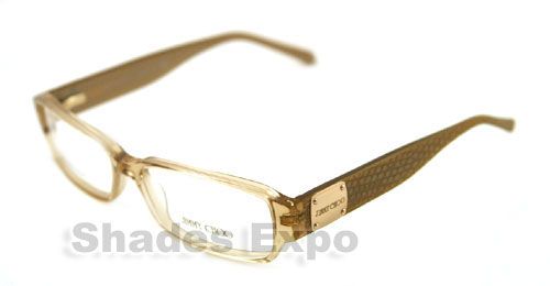 NEW JIMMY CHOO EYEGLASSES JC 10 GOLD JMW OPTICAL RX  