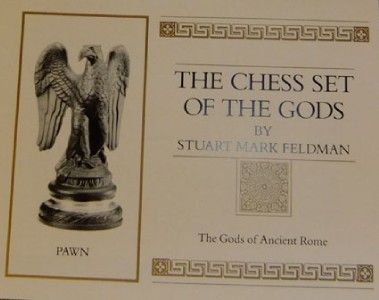 FRANKLIN MINT CHESS SET THE CHESS SET OF THE GODS E1644  