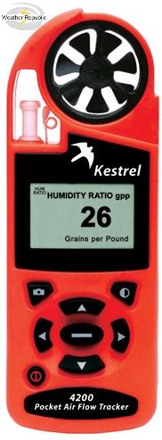 Kestrel 4200 Pocket Air Flow CFM HVAC Meter 0835   NEW  