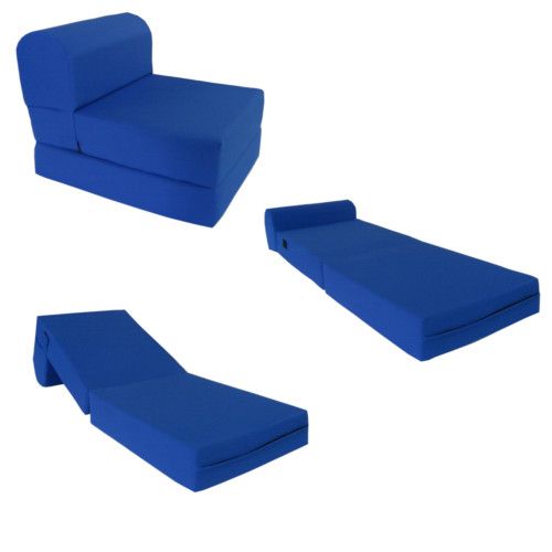 ROYAL SLEEPER CHAIR FOLDING FOAM BED STUDIO CHAIR SIZE  