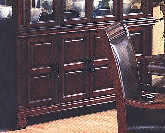 5Ft Mahogany Buffet Sideboard Server w/ Cabinets  