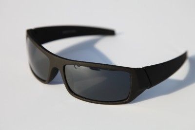 Men Flat Black Matte Sunglasses Biker Motor Cycle Sports Gangster 