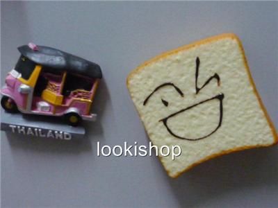 The RARE SOFT And LIKE REAL Bread Shape Refrigerator Fridge Magnet w 