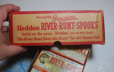   of store Dealers DOZEN BOX, HEDDON SPOOKS, 19 lures in 20 boxes  