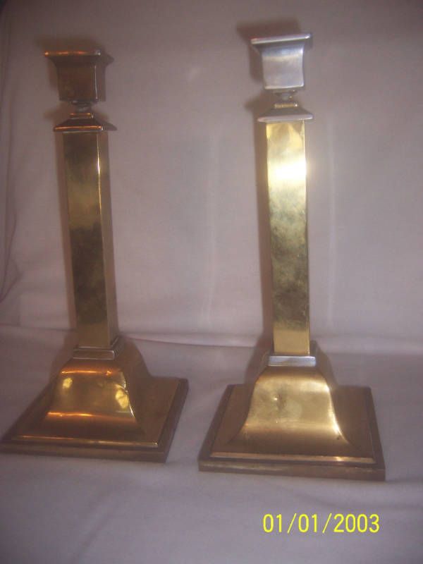 PAIR BRADLEY & HUBBARD 11 CANDLESTICKS  