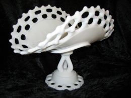 Westmoreland Milkglass Banana/Fruit Bowl  