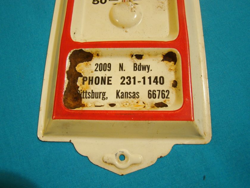   MOPAR THERMOMETER A&B MOTOR CO PITTSBURGH KS ORIGINAL A696  