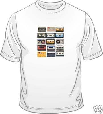 Cassettes Retro Old Skool 80s Classic Funny Mens T Shirt Free Post U 