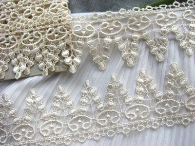   Venise Lace Trim ~Galloon ~14yds ~Curtain ~Tassel ~Tablecloth  