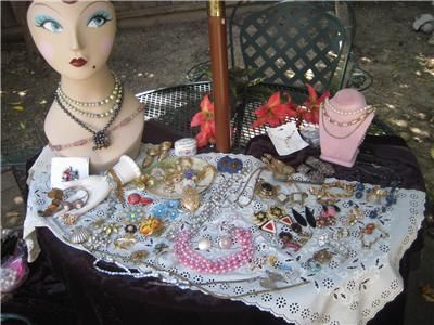 VINTAGE JEWLERY 78 PC LOT 925 ITALY JAPAN, SARAH,MONET GLASS PEARLS 