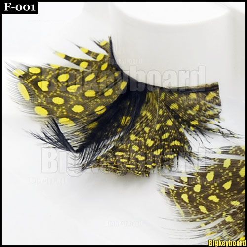 Fancy Feather False Fake Eyelashes Eye Lashes for Party  