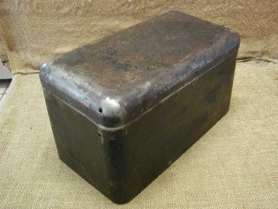 Vintage Tractor Toolbox  Antique Old Iron Tool Tools Auto Box Farm 