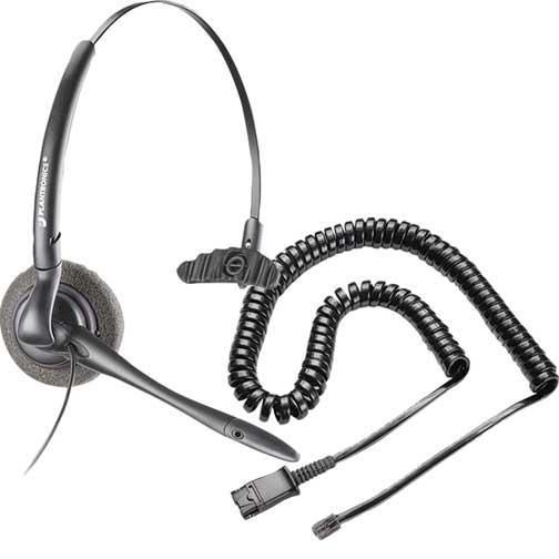 PLANTRONICS H141N HEADSET, NOISE CANCEL MIC & RJ9 CORD  