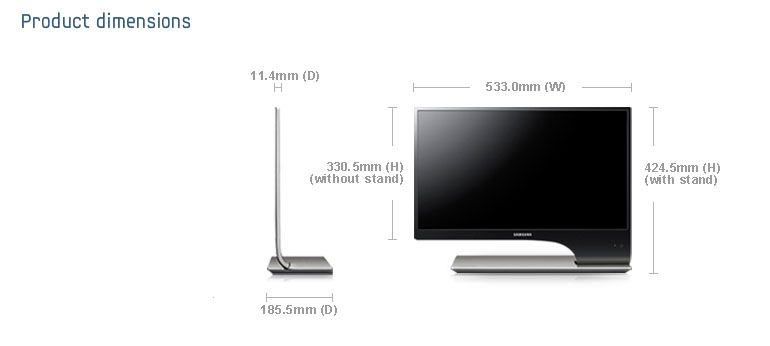 NEW SAMSUNG S23A950D 23 3D LED Monitor + 3D Glasses 729507816357 