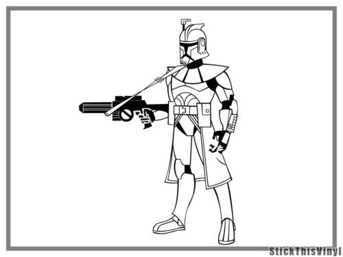 Star Wars Clone Trooper Decal Vinyl Sticker  