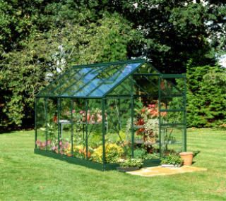 HALLS POPULAR POP106G GLASS GREEN GREENHOUSE 10 X 6  