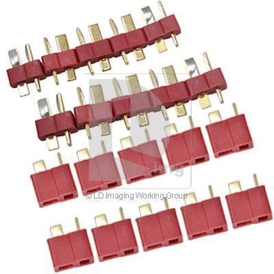 10 Pairs Deans T plug RC LiPo battery connectors TM01  