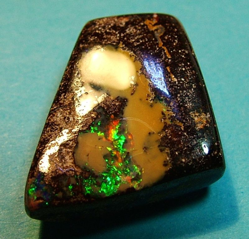 NATURAL AUSTRALIAN BOULDER OPAL BRILLIANT MULTI COLORS 14.8ct  