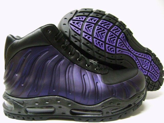 NIKE FOAMPOSITE BOOT VRSTY PURPLE/BLACK SIZE US MENS 9  