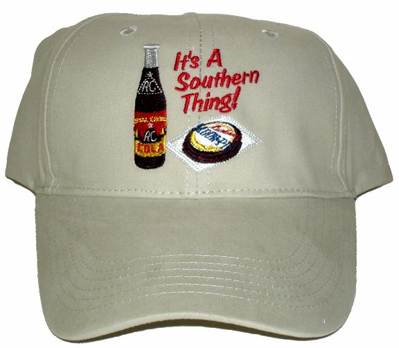 MOON PIE & RC COLA TAN BASEBALL CAP     