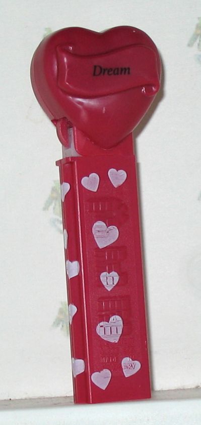 PEZ Singles  Valentine Hearts  Dark Red Dream  