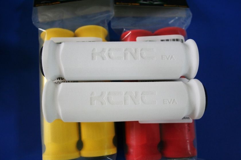New KCNC EVA Foam Lightweight Grips 20g per pair WHITE  