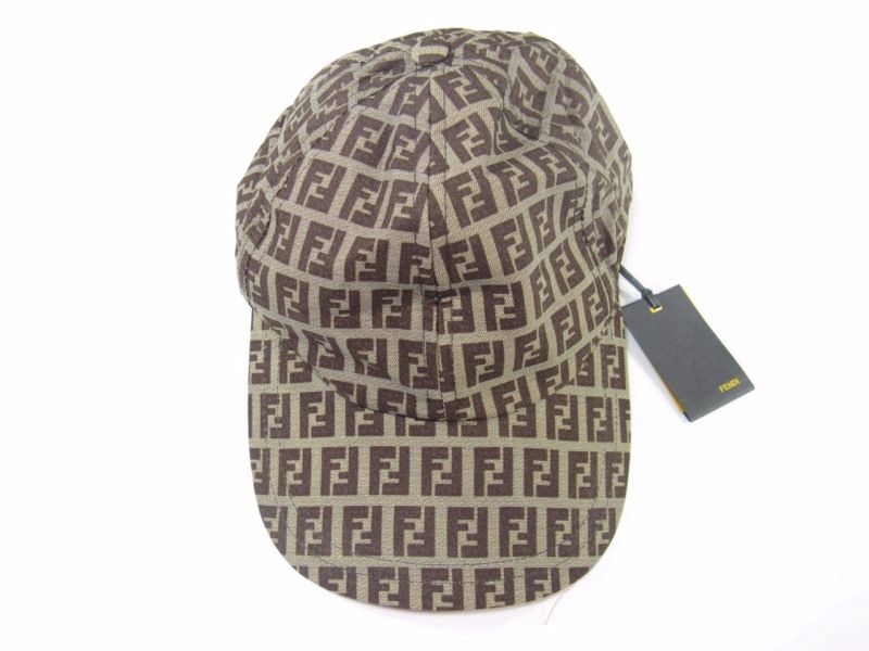 FENDI HAT MAKE OFFER Sz M 143,5$ BROWN FXQ612NCB MAN NEW  