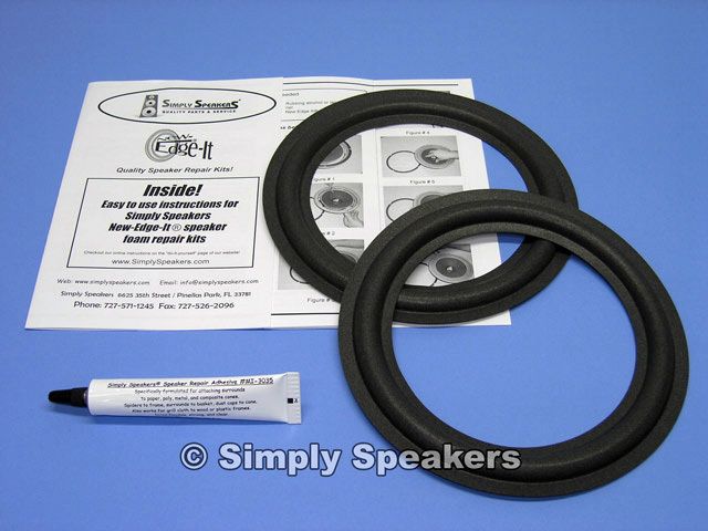 INFINITY KAPPA 6.1 SPEAKER Parts 8 Woofer Foam Edge Repair Kit # FSK 