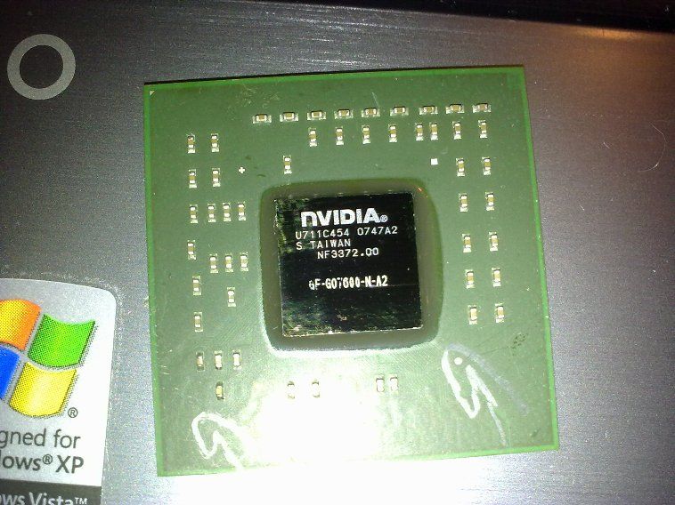 nVidia Geforce 7600 GF GO7600 N A2 video chip  