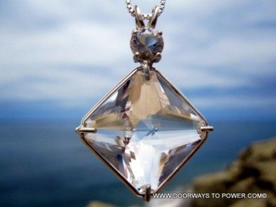 Clear Quartz Magician Stone John of God Quartz Necklace  