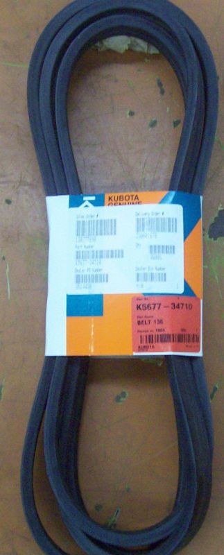 KUBOTA DECK BELT K5677 34710 RCK72P 28Z RCK72P 331Z OEM  