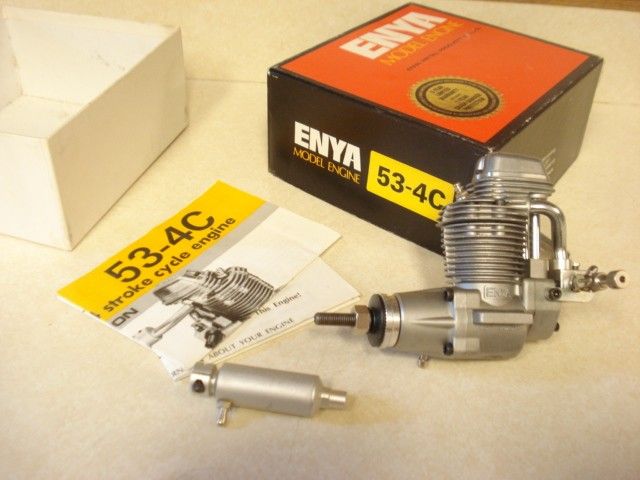 ENYA 53 4 CYCLE R/C MODEL AIRPLANE ENGINE ** unrun cond **  