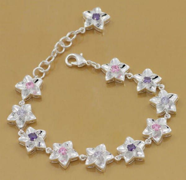 BA462 WHOLESALE FASHION SILVER BEAUTIFUL BRACELETS  