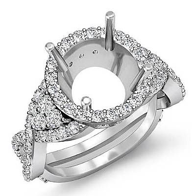 66Ct Prong Set Round Diamond Engagement Ring 14k Gold