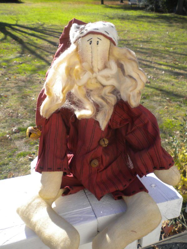 Honey and Me Whimsy Primitive Santa ** New **  