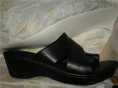 Born LUCINDA TMoro/BLACK Sandals Sizes 7,9,10  