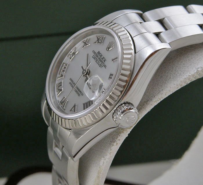 Rolex Lady Datejust 79174 Stainless Steel Mother of Pearl Roman Dial 