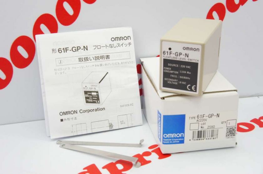 Omron Floatless Level Switch 61F GP N 11 PINS DPDT NIB  