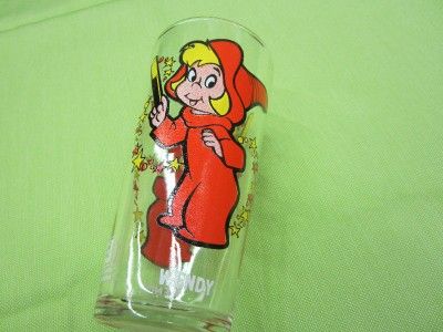   Cartoons WENDY WITCH CASPER THE FRIENDLY GHOST PEPSI GLASS CUP  