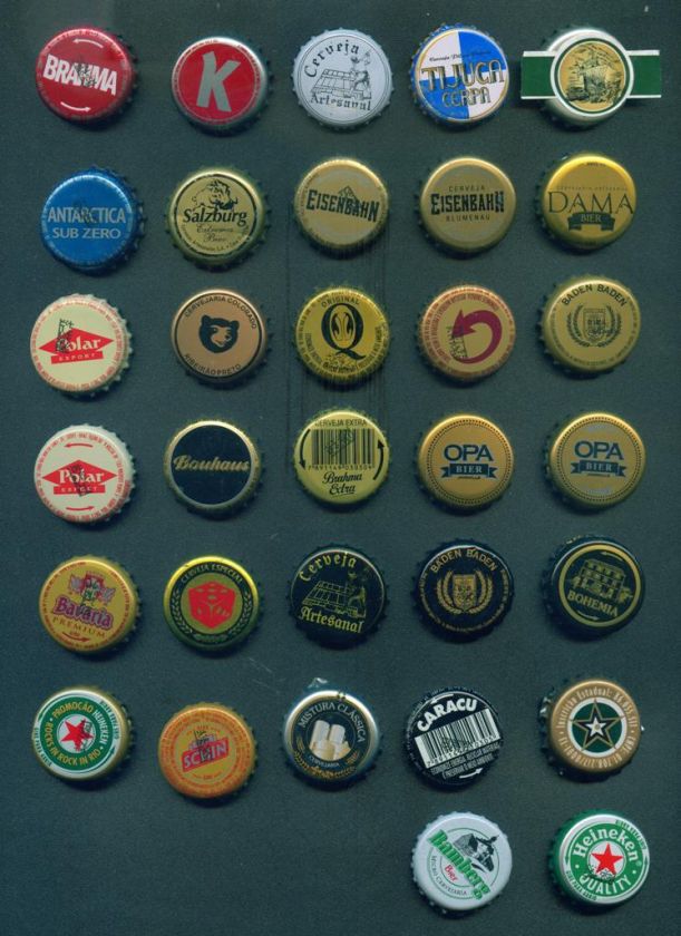 SUPER LOT BEER CROWN CAPS SOUTH AMERICA  