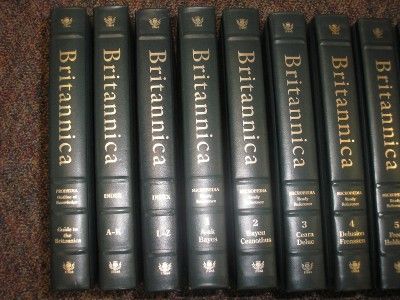 ENCYCLOPEDIA BRITANNICA STATESMANS 15TH EDITION LEATHER  