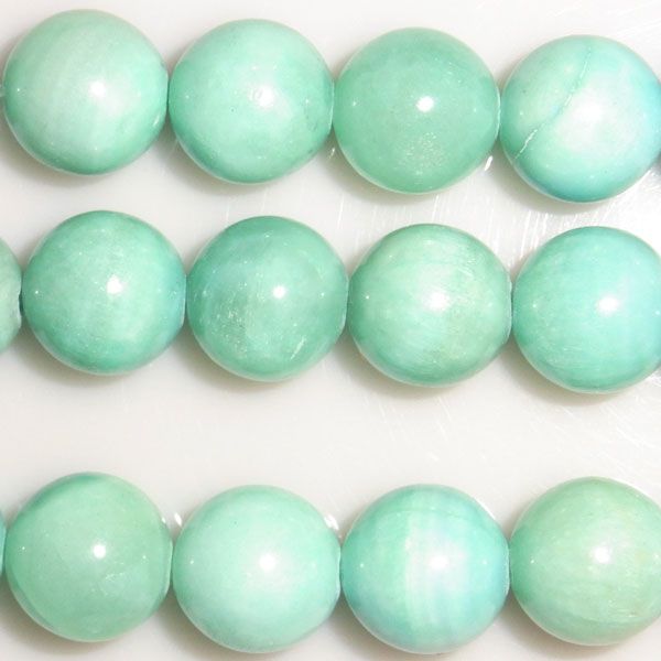 6MM ROUND HEMIMORPHITE BEADS 15L  